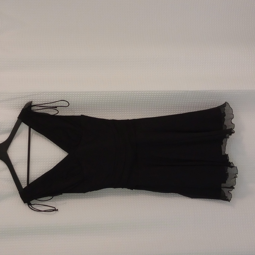 EXPRESS - Black Silk Party Dress - Size: 2